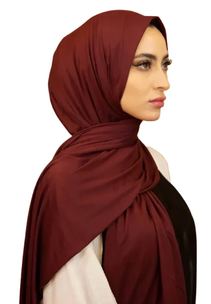 Kurian Soft Jersey Fabric Hijab Orna for Women – Long Size 81 x 30 Inch